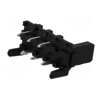 Socket | wire-board | male | PIN: 6 | 1.27mm | THT | PicoFlex | 1.2A | tinned