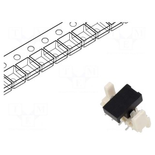 Socket | wire-board | male | PIN: 8 | 1.27mm | SMT | PicoFlex | 1.2A | tinned
