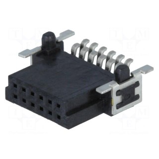 Connector: PCB to PCB | female | PIN: 12 | 1.27mm | Series: har-flex