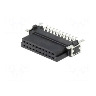 Connector: PCB to PCB | female | PIN: 20 | 1.27mm | -55÷125°C | UL94V-0