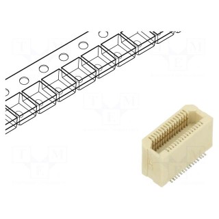 Connector: PCB to PCB | female | PIN: 30 | 0.5mm | Archer .5 | SMT