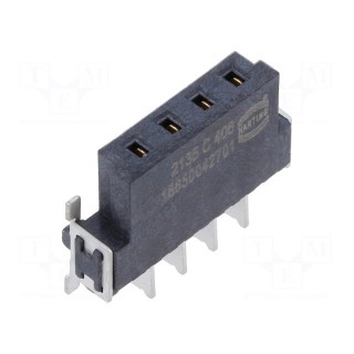 Connector: PCB to PCB | female | PIN: 4 | 2.54mm | har-flex® Power