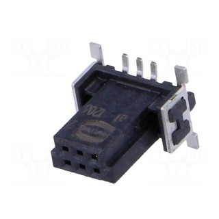 Connector: PCB to PCB | female | PIN: 6 | 1.27mm | Series: har-flex