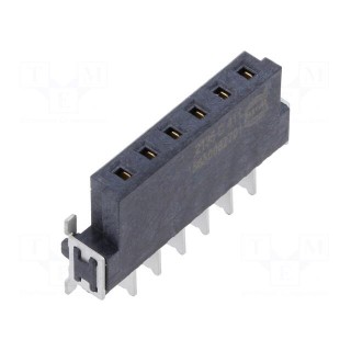 Connector: PCB to PCB | female | PIN: 6 | 2.54mm | har-flex® Power