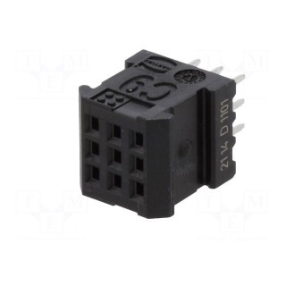 Connector: PCB to PCB | female | PIN: 9 | har-modular® | THT | straight