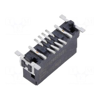 Connector: PCB to PCB | male | PIN: 10(2+8) | har-flex® Hybrid | SMT