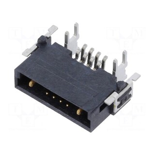 Connector: PCB to PCB | male | PIN: 10(2+8) | har-flex® Hybrid