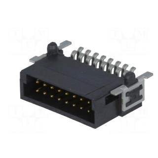 Connector: PCB to PCB | male | PIN: 16 | 1.27mm | Series: har-flex | 2.3A