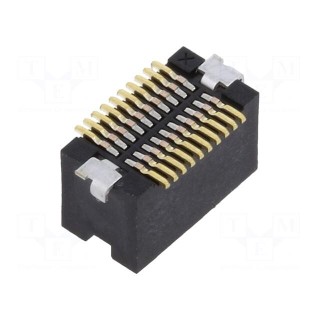 Connector: PCB to PCB | male | PIN: 20 | 0.5mm | H: 4.3mm | DF12N | SMT