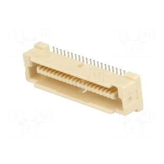 Connector: PCB to PCB | male | PIN: 40 | 0.8mm | H: 5mm | FH | 0.5A | LCP