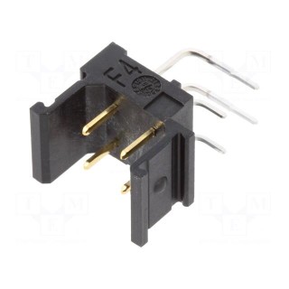 Connector: PCB to PCB | male | PIN: 4 | har-modular® | THT | angled