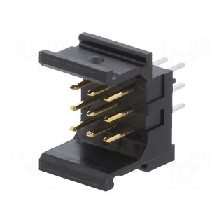 Connector: PCB to PCB | male | PIN: 9 | har-modular® | THT | straight