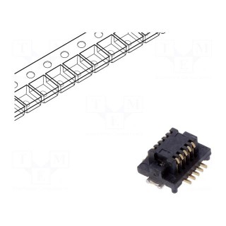Connector: PCB to PCB | PIN: 10 | 0.5mm | H: 2.15mm | Series: BergStak