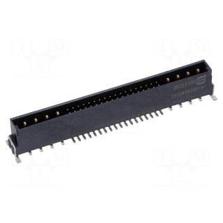 Connector: PCB to PCB | male | PIN: 44(8+36) | har-flex® Hybrid | SMT