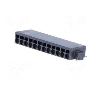 Connector: wire-board | female | PIN: 12 | 2.54mm | SMT | socket | 6A