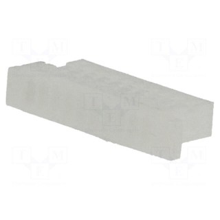 Plug | wire-board | female | 1mm | PIN: 10 | w/o contacts | for cable | 50V