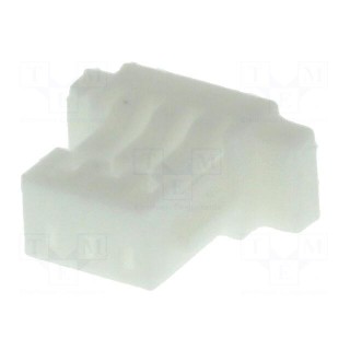 Plug | wire-board | female | 1mm | PIN: 3 | w/o contacts | for cable | 50V