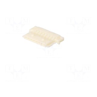 Plug | wire-board | female | DF19 | 1mm | PIN: 8 | w/o contacts | for cable