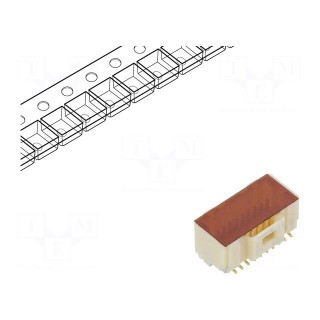 Socket | wire-board | male | Pico-Clasp | 1mm | PIN: 20 | SMT | 100V | 1A