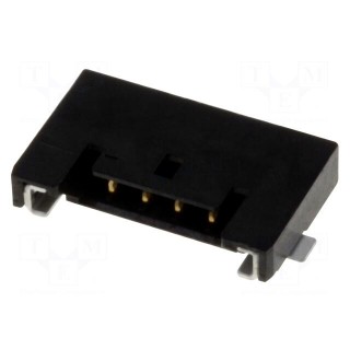 Socket | wire-board | male | Pico-Lock | 1mm | PIN: 4 | SMT | on PCBs | 1.5A