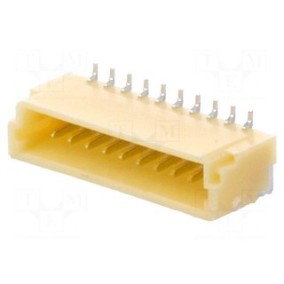 Socket | wire-board | male | SH,SR | 1mm | PIN: 10 | SMT | 50V | 1A | -25÷85°C
