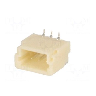 Socket | wire-board | male | SH,SR | 1mm | PIN: 3 | SMT | 50V | 1A | -25÷85°C