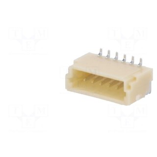 Socket | wire-board | male | SH,SR | 1mm | PIN: 6 | SMT | 50V | 1A | -25÷85°C