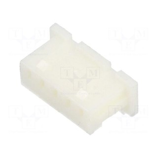 Plug | wire-board | female | 1.25mm | PIN: 5 | w/o contacts | for cable