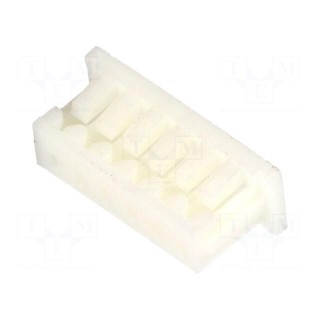 Plug | wire-board | female | 1.25mm | PIN: 6 | w/o contacts | for cable