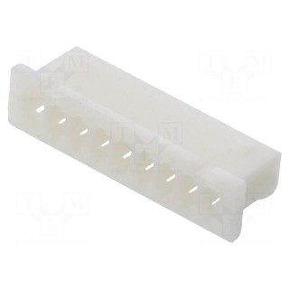 Plug | wire-board | female | 1.25mm | PIN: 9 | w/o contacts | for cable