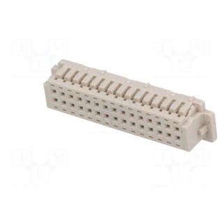 Plug | wire-board | female | DF13 | 1.25mm | PIN: 30 | w/o contacts