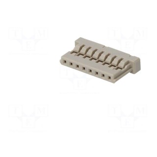 Plug | wire-board | female | DF14 | 1.25mm | PIN: 8 | w/o contacts