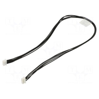 Ribbon cable with connectors | 0.3m | with leads | PIN: 5 | 125V | 1A
