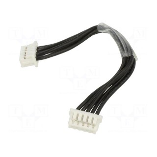 Ribbon cable with connectors | 0.05m | with leads | PIN: 5 | 125V | 1A