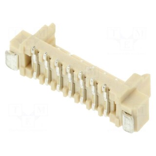 Socket | wire-board | male | 1.25mm | PIN: 7 | SMT | 250V | 1A | tinned