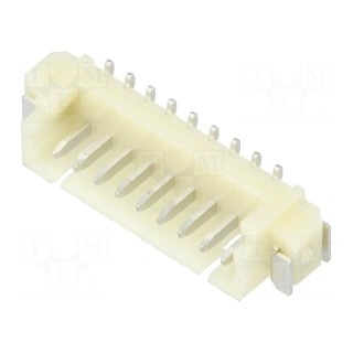 Socket | wire-board | male | 1.25mm | PIN: 9 | SMT | 125V | 1A | tinned
