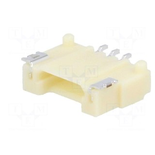 Socket | wire-board | male | DF14 | 1.25mm | PIN: 3 | SMT | on PCBs | tinned