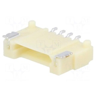 Socket | wire-board | male | DF14 | 1.25mm | PIN: 4 | SMT | on PCBs | tinned