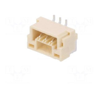 Socket | wire-board | male | GH | 1.25mm | PIN: 3 | SMT | 50V | 1A | vertical