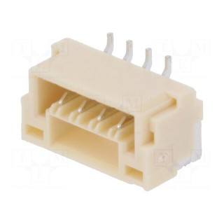 Socket | wire-board | male | GH | 1.25mm | PIN: 4 | SMT | 50V | 1A | vertical