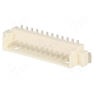Socket | wire-board | male | PicoBlade | 1.25mm | PIN: 12 | SMT | 1A | tinned