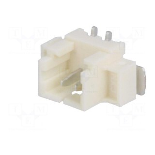 Socket | wire-board | male | PicoBlade™ | 1.25mm | PIN: 2 | SMT | 1A | tinned