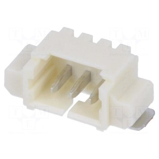 Socket | wire-board | male | PicoBlade™ | 1.25mm | PIN: 3 | SMT | 1A | tinned