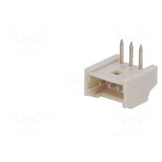 Socket | wire-board | male | PicoBlade | 1.25mm | PIN: 3 | THT | 1A | tinned