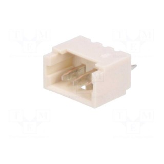 Socket | wire-board | male | PicoBlade™ | 1.25mm | PIN: 3 | THT | 1A | tinned