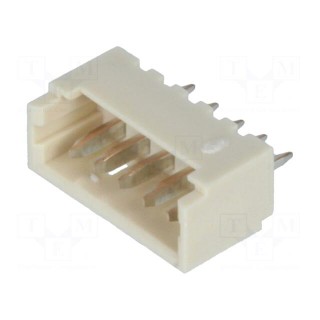 Socket | wire-board | male | PicoBlade™ | 1.25mm | PIN: 5 | THT | 1A | tinned