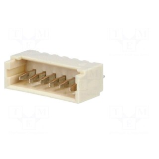 Socket | wire-board | male | PicoBlade | 1.25mm | PIN: 6 | THT | 1A | tinned