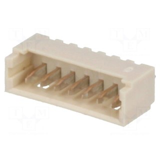 Socket | wire-board | male | PicoBlade™ | 1.25mm | PIN: 7 | THT | 1A | tinned