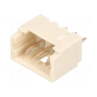 Socket | wire-board | male | PicoBlade | 1.25mm | PIN: 3 | THT | 1A | tinned