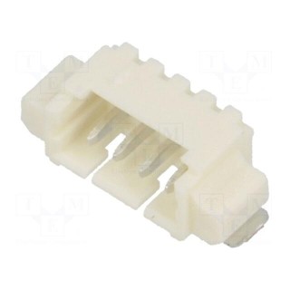 Socket | wire-board | male | PicoBlade™ | 1.25mm | PIN: 4 | SMT | 1A | tinned